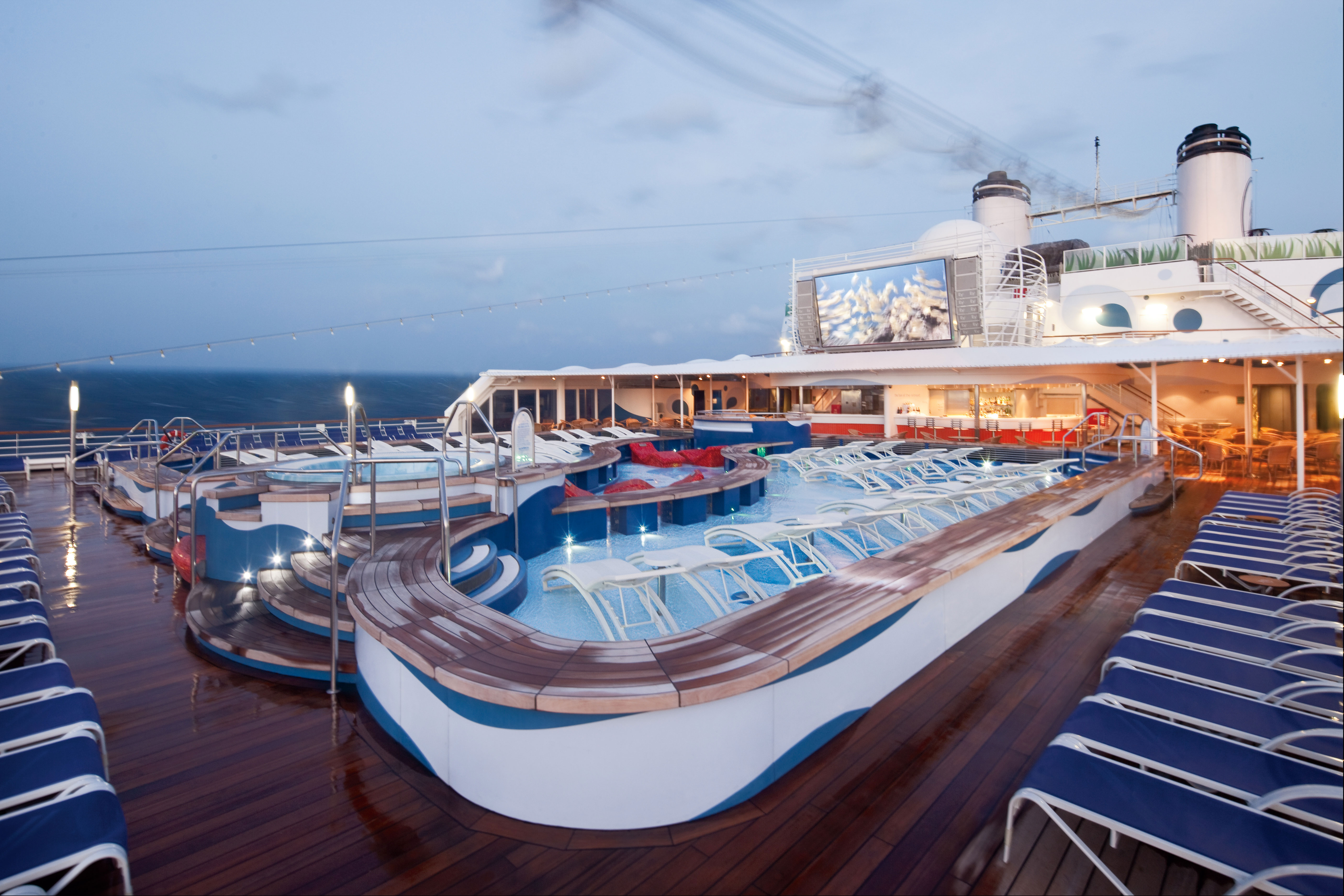 Relax at the aft pool