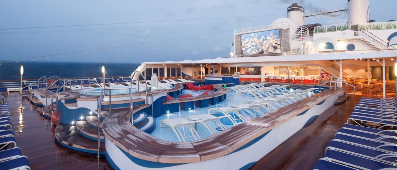 Relax at the aft pool