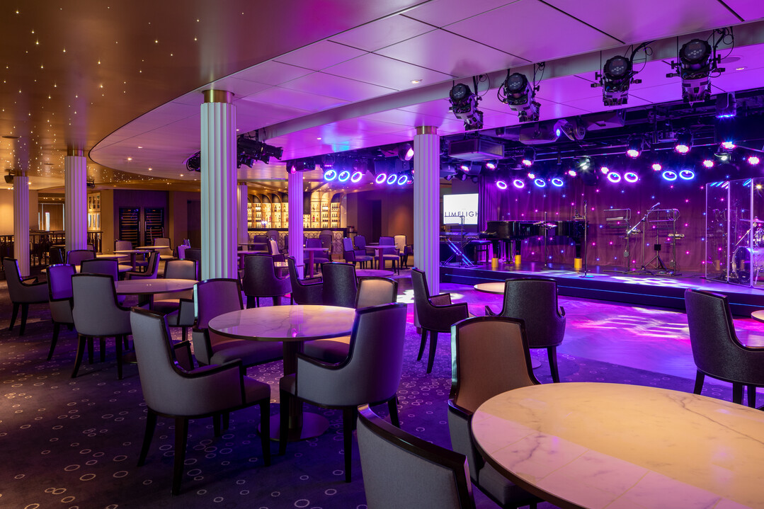 Enjoy an intimate evening at The Limelight Club with low lighting, top-tier British entertainment, and a delicious three-course meal in this exclusive adults-only venue.