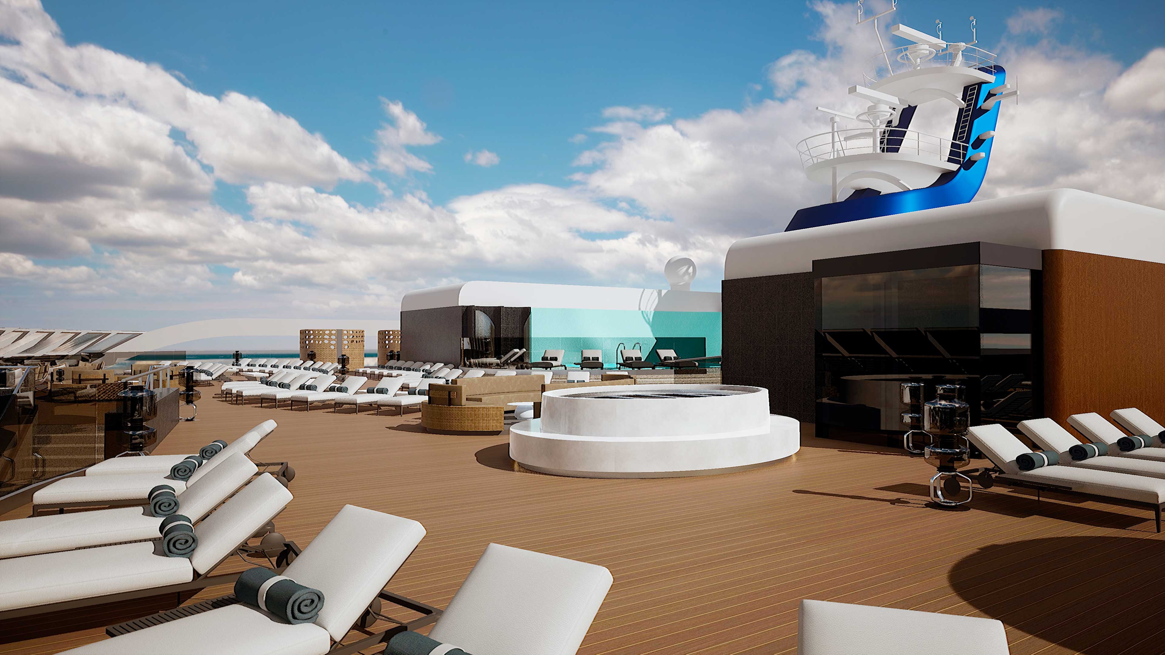 The Yacht Club offers a private experience including a restaurant, lounge and bar, pool and more