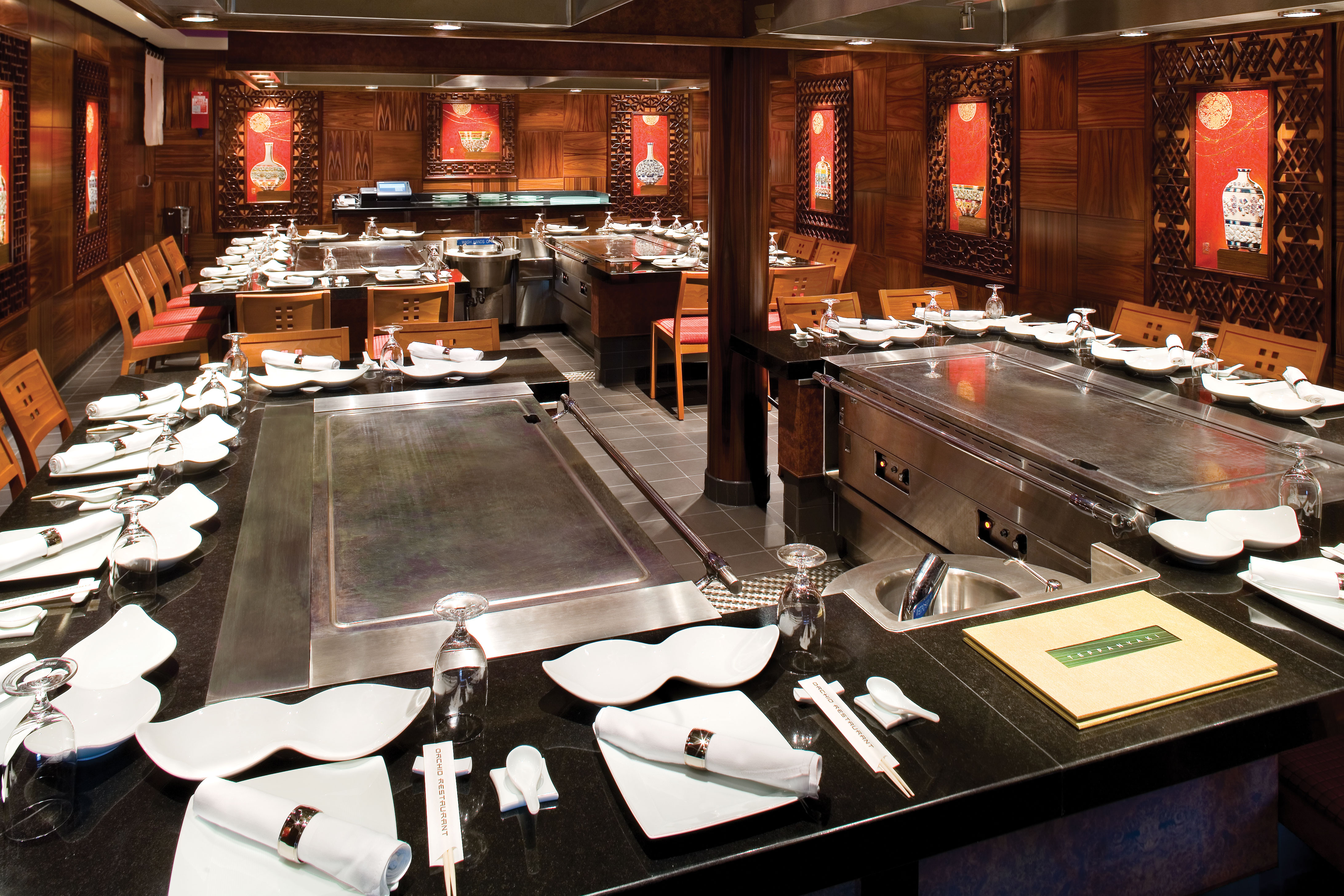 The speciality restaurant Teppanyaki