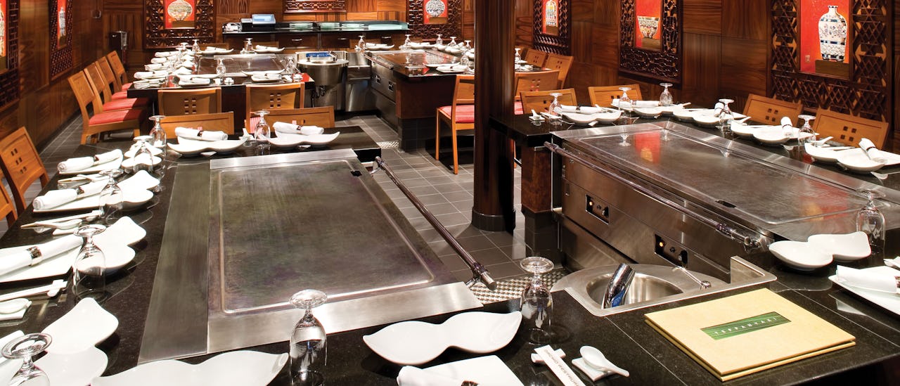 The speciality restaurant Teppanyaki