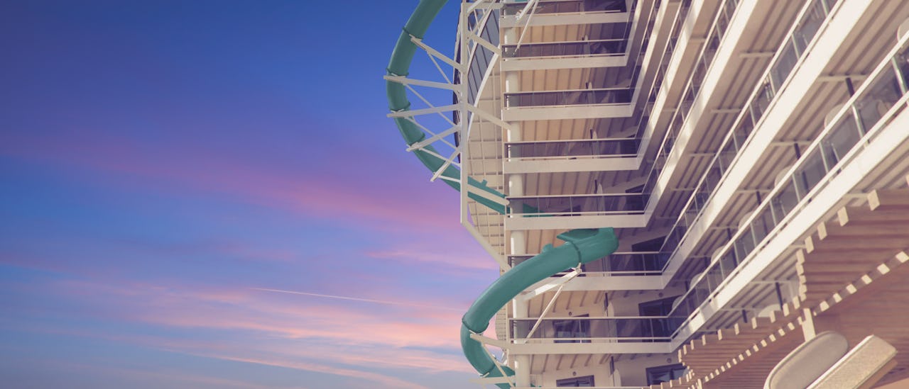 Experience The Drop, the first free-fall slide in the world!