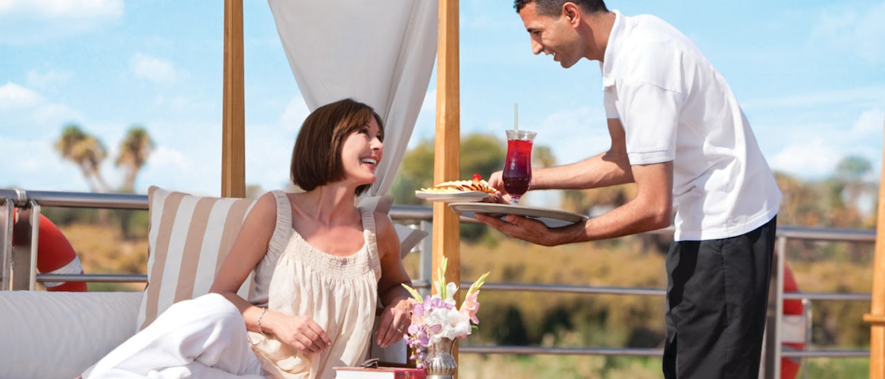 Sun deck service