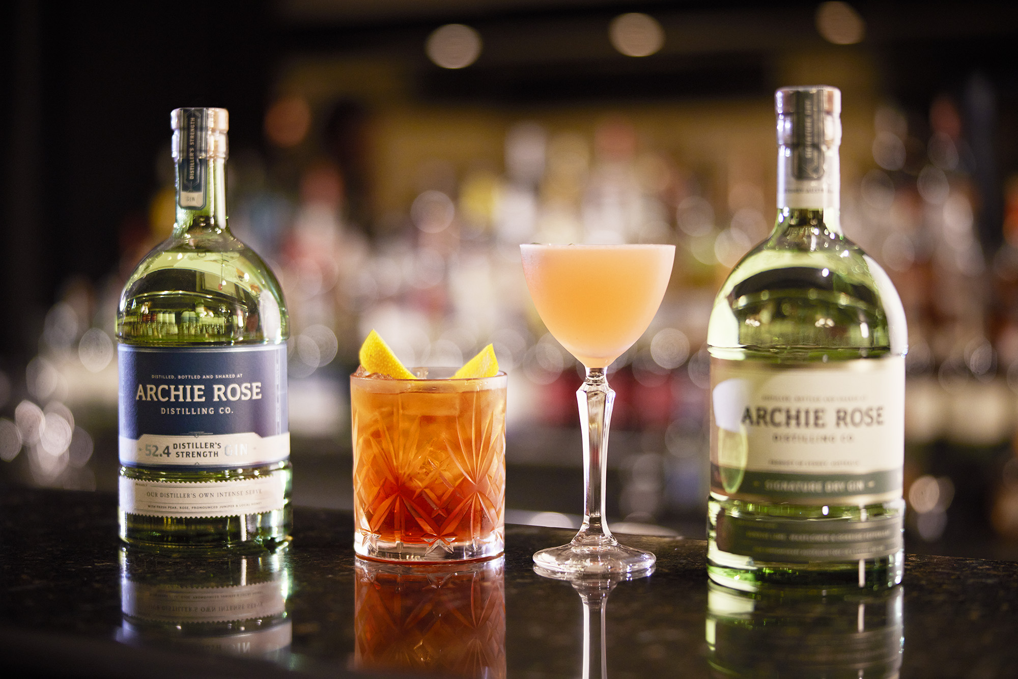 Be sure to enjoy an elegant cocktail at Luke's Bar, prior to dining