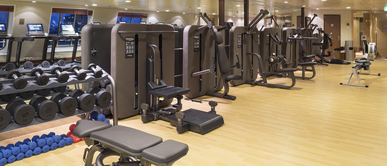 The fitness center