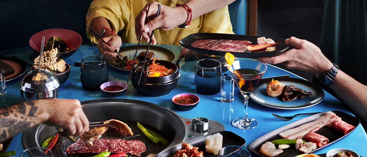 Gunbae Grill is a korean BBQ restaurant