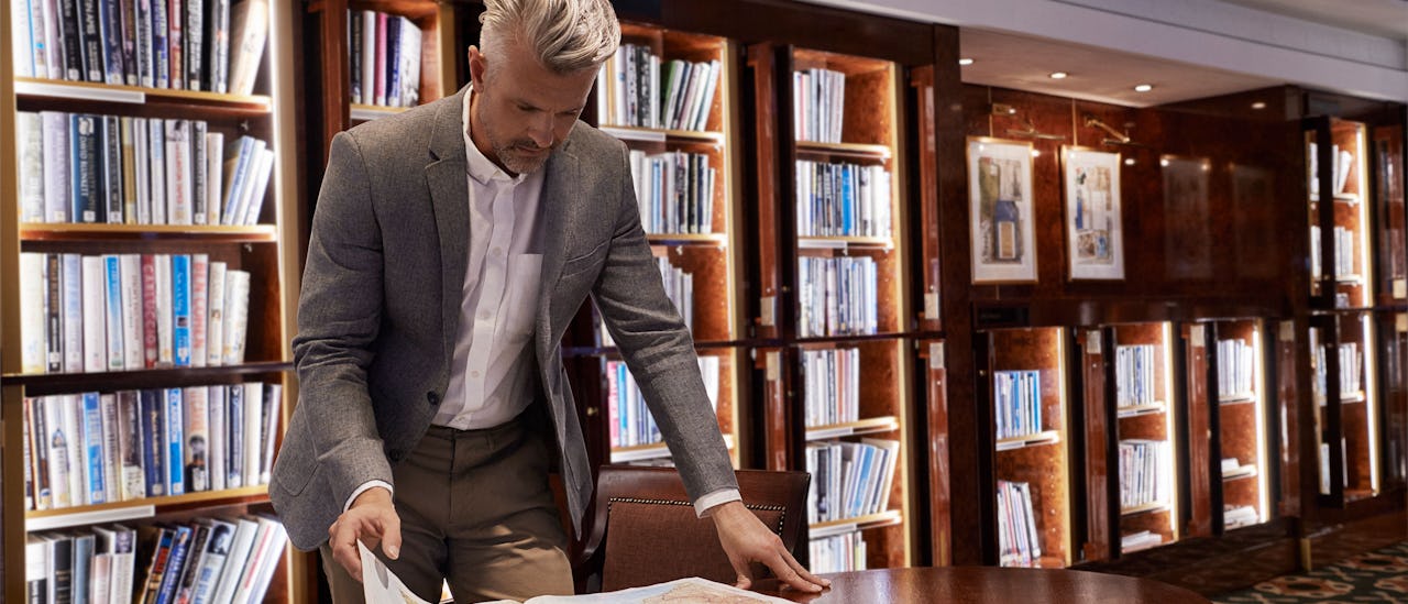 Troligtvis de sju havens mest välfyllda bibliotek