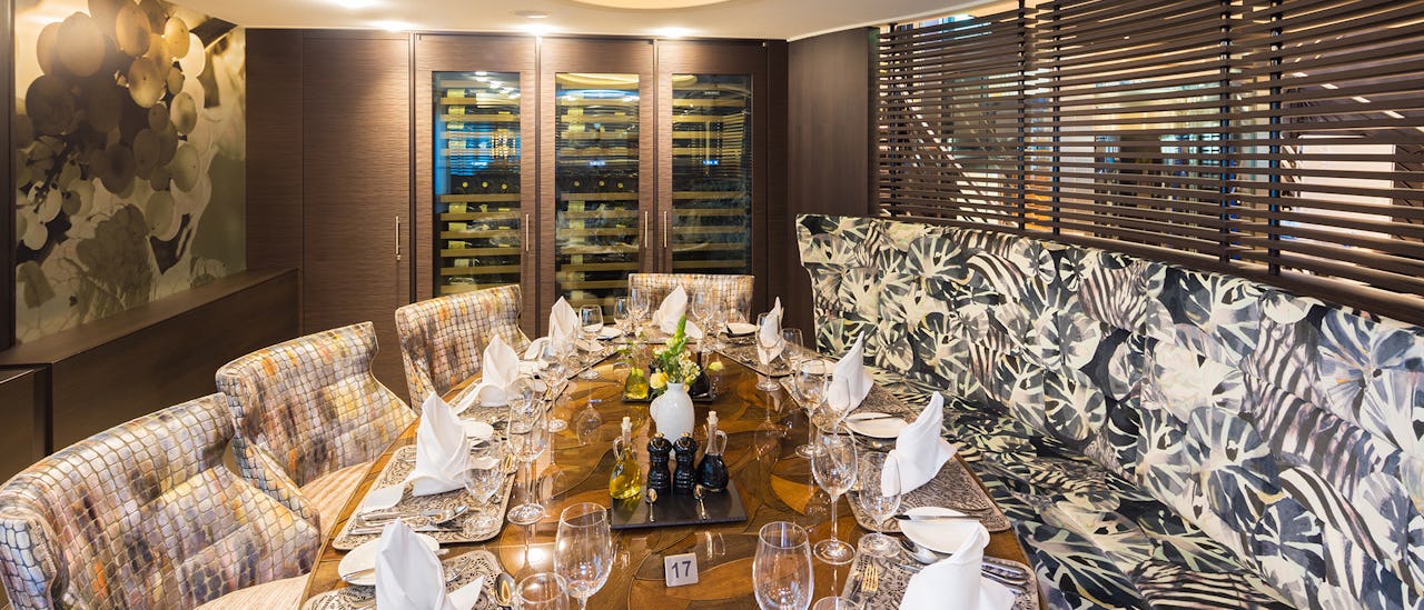 The wine room
