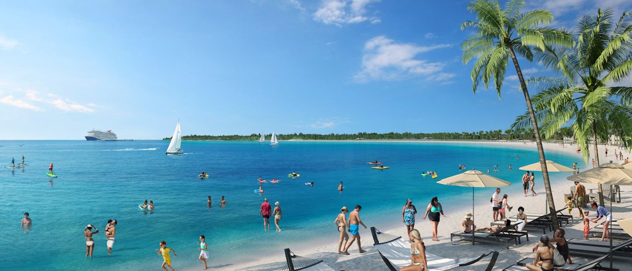 Beach at Half Moon Cay